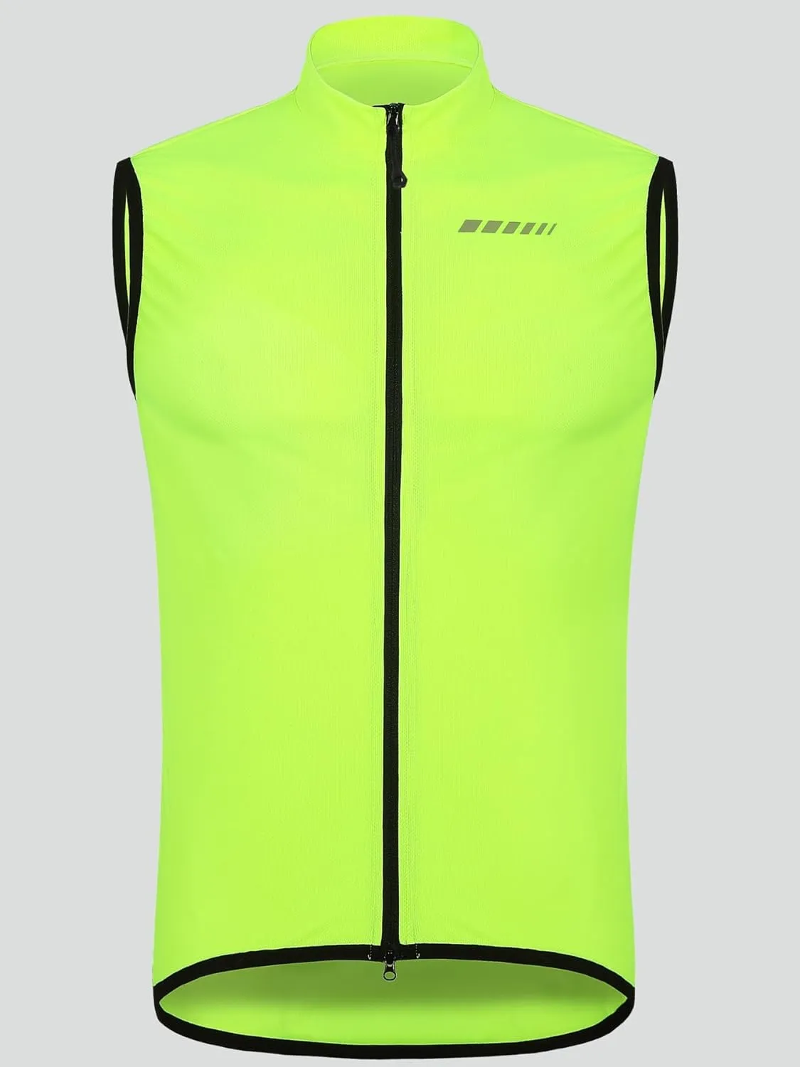 qualidyne Men's Sleeveless Cycling Jersey Vest Road Bike Shirt Bicycle Biking Tank Tops Full Zip Pockets