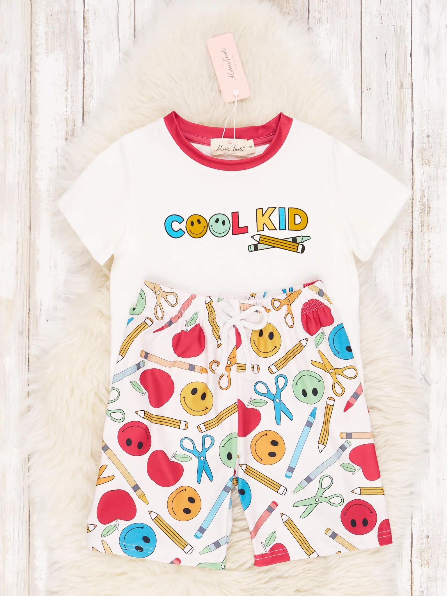 "Cool Kid" Smiley School Outfit