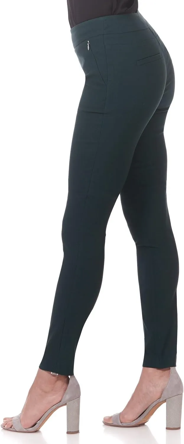 Rekucci Women's Ease into Comfort Modern Stretch Skinny Pant with Tummy Control
