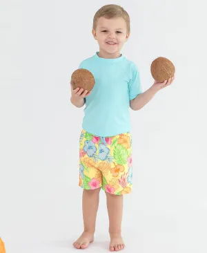 RuggedButts - Happy Hula Swim Trunks