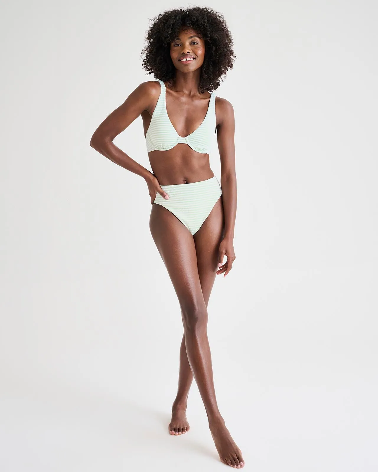 Sage High Waist Swim Bottom