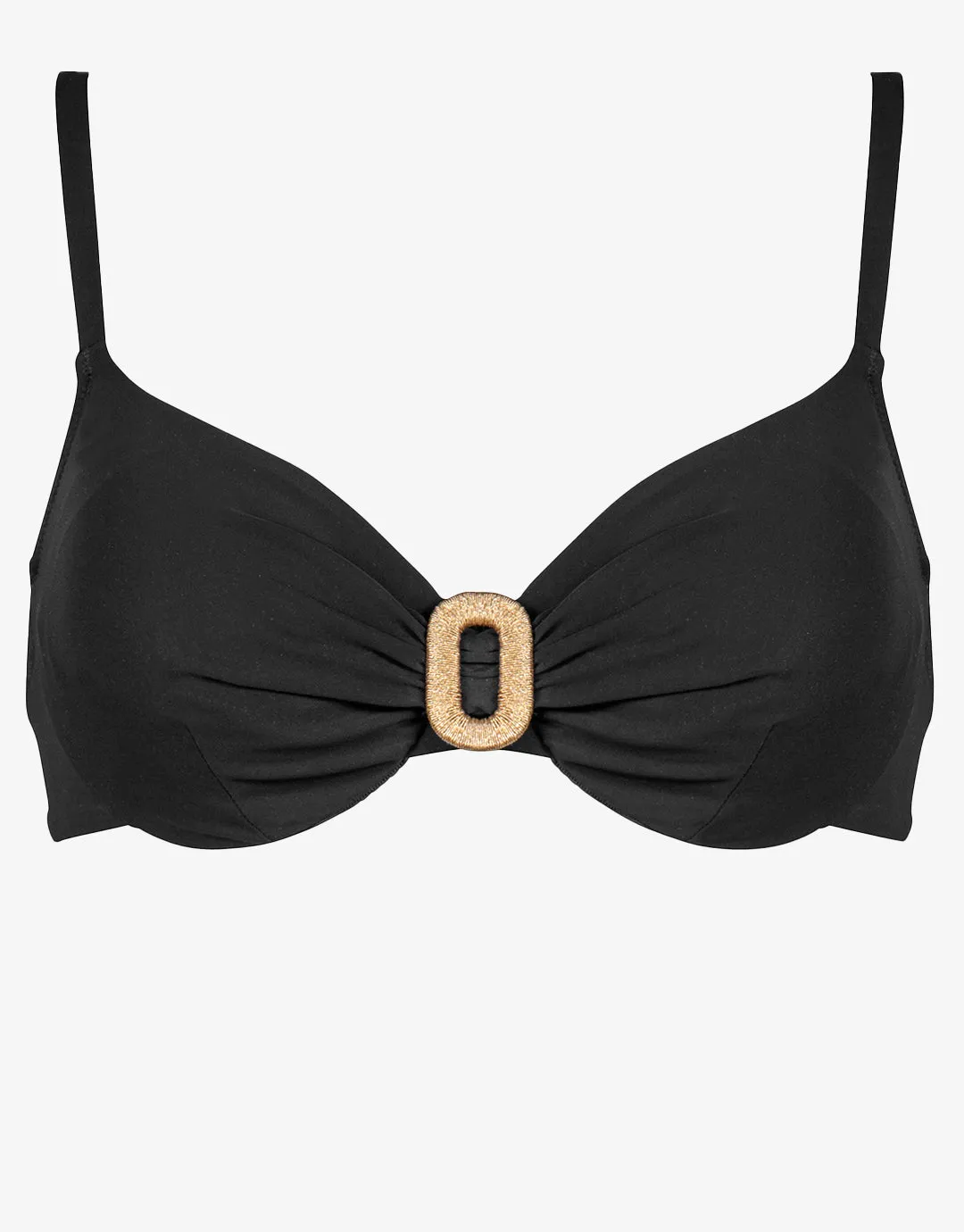 Sailor Luxe Underwired Bikini Top - Black