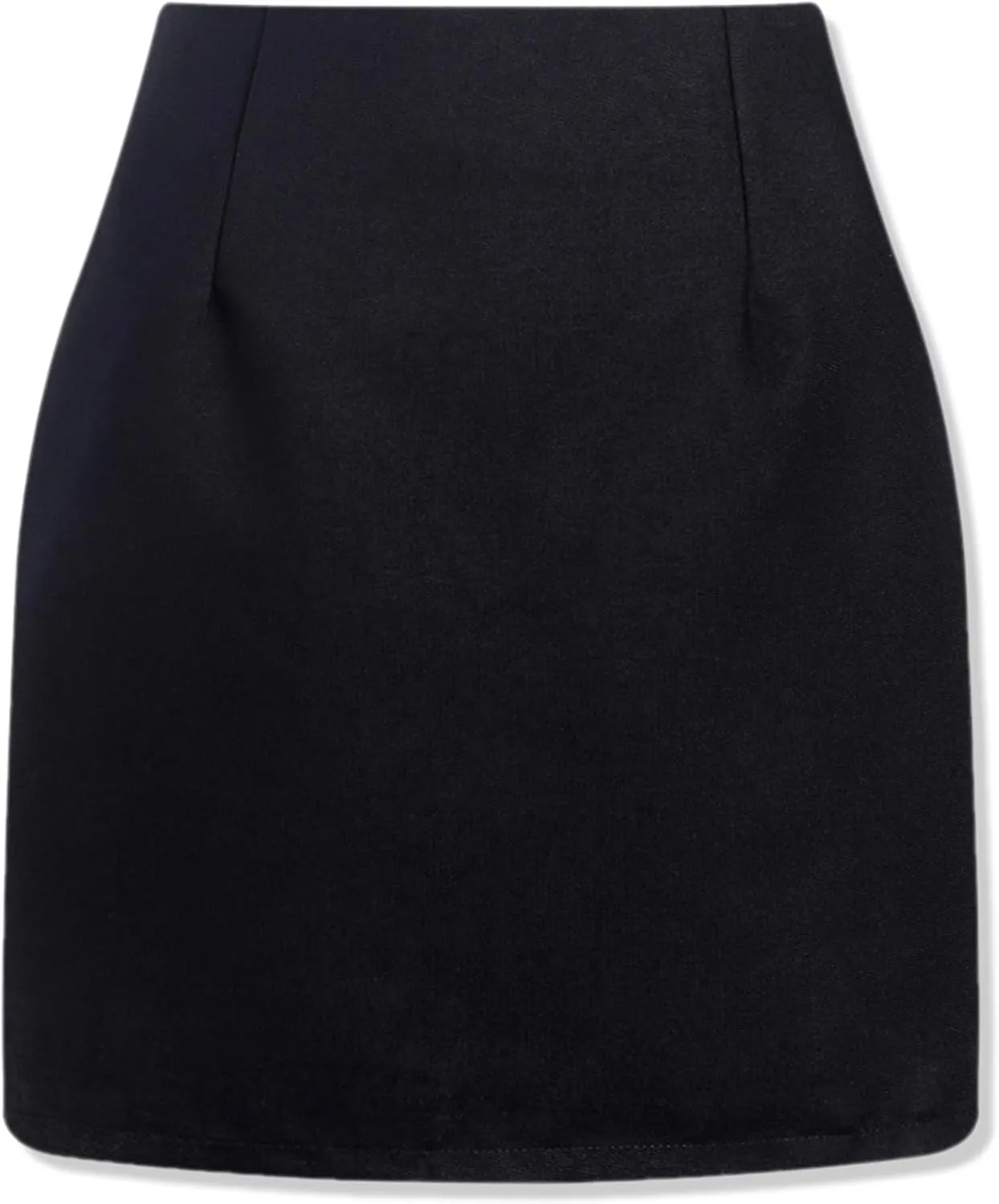 SANGTREE Women's High Waist Skirt Bodycon Pencil Wool Mini Skirts