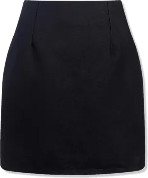 SANGTREE Women's High Waist Skirt Bodycon Pencil Wool Mini Skirts
