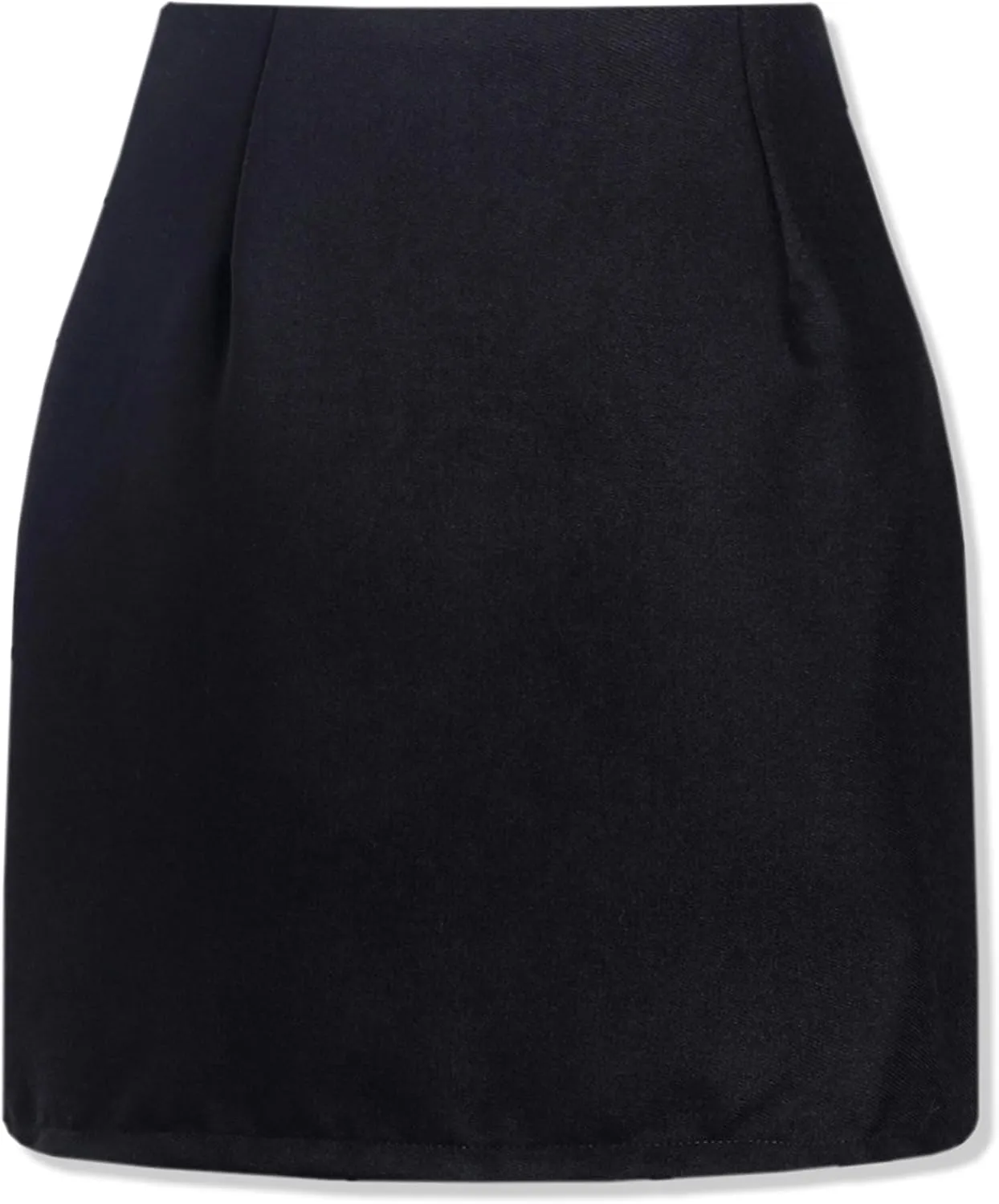 SANGTREE Women's High Waist Skirt Bodycon Pencil Wool Mini Skirts