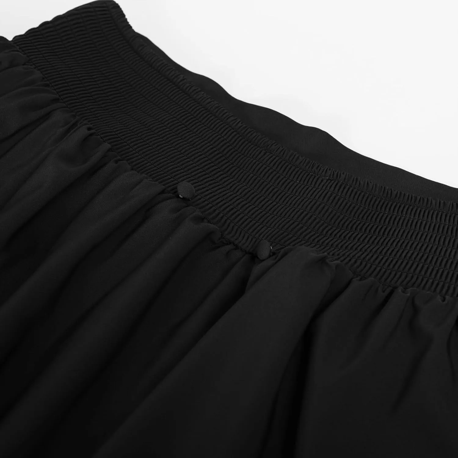 Scarlet Darkness Victorian Maxi Skirt for Women Renaissance Long Double-Layer Ruffle Skirt