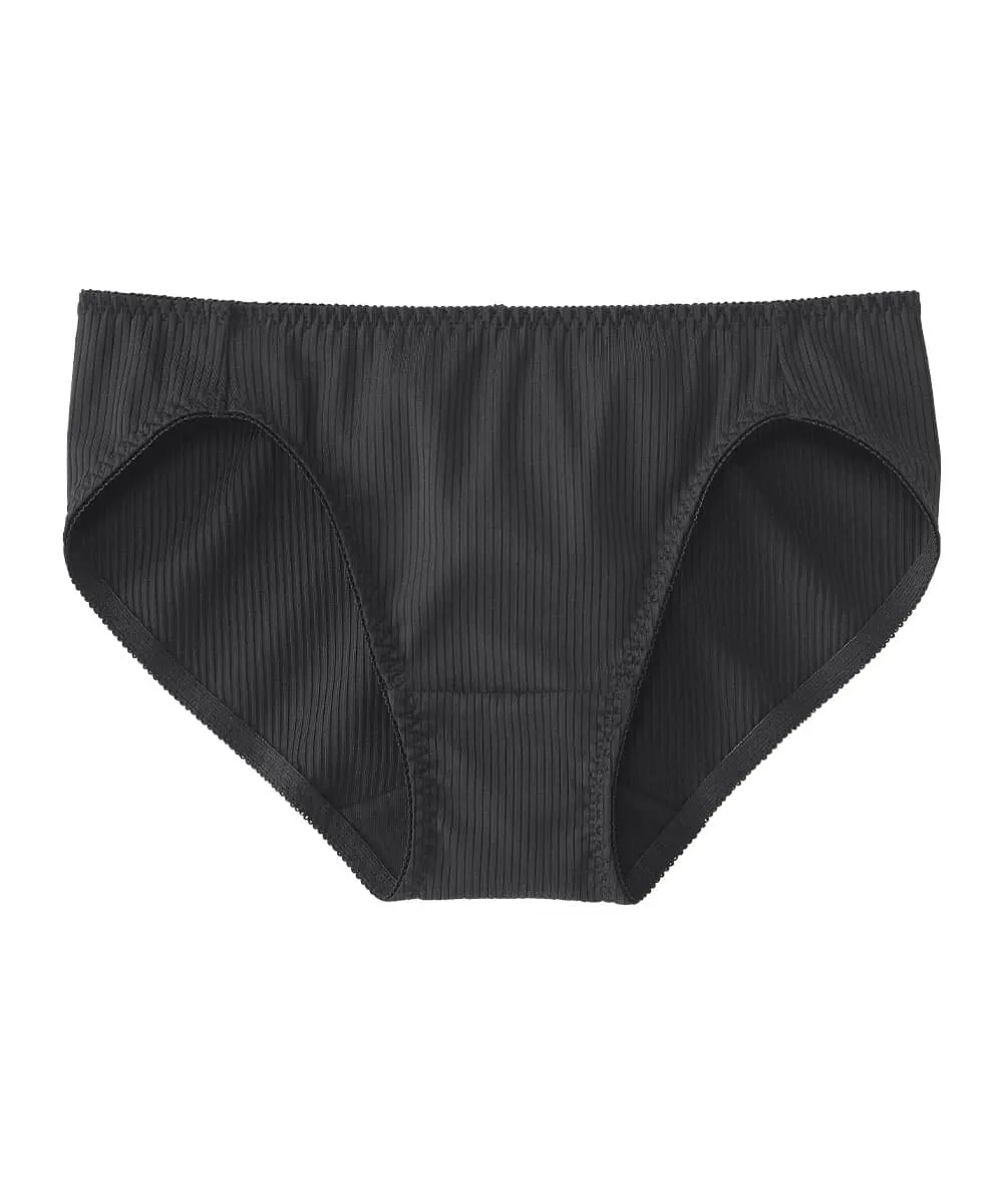 Seamless Ribbed Fabric Bikini Panty