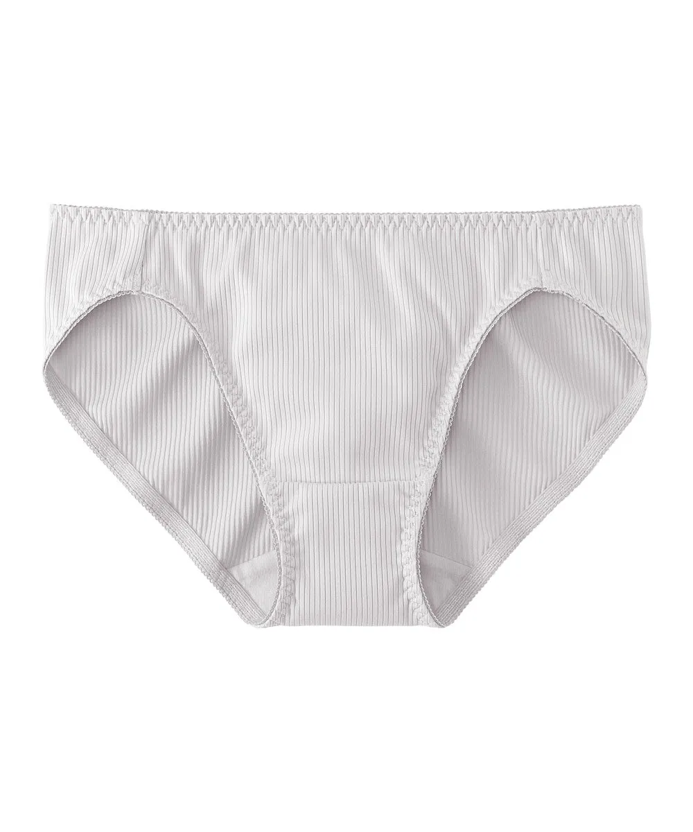 Seamless Ribbed Fabric Bikini Panty