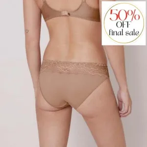 Simone Perele Caresse Bikini Brief in Nutmeg 12A770