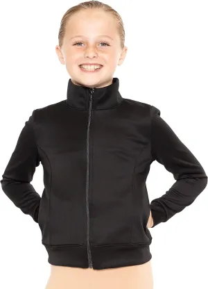 STRETCH IS COMFORT Girl's and Women's Dance Cheer Cotton Warm Up Jacket