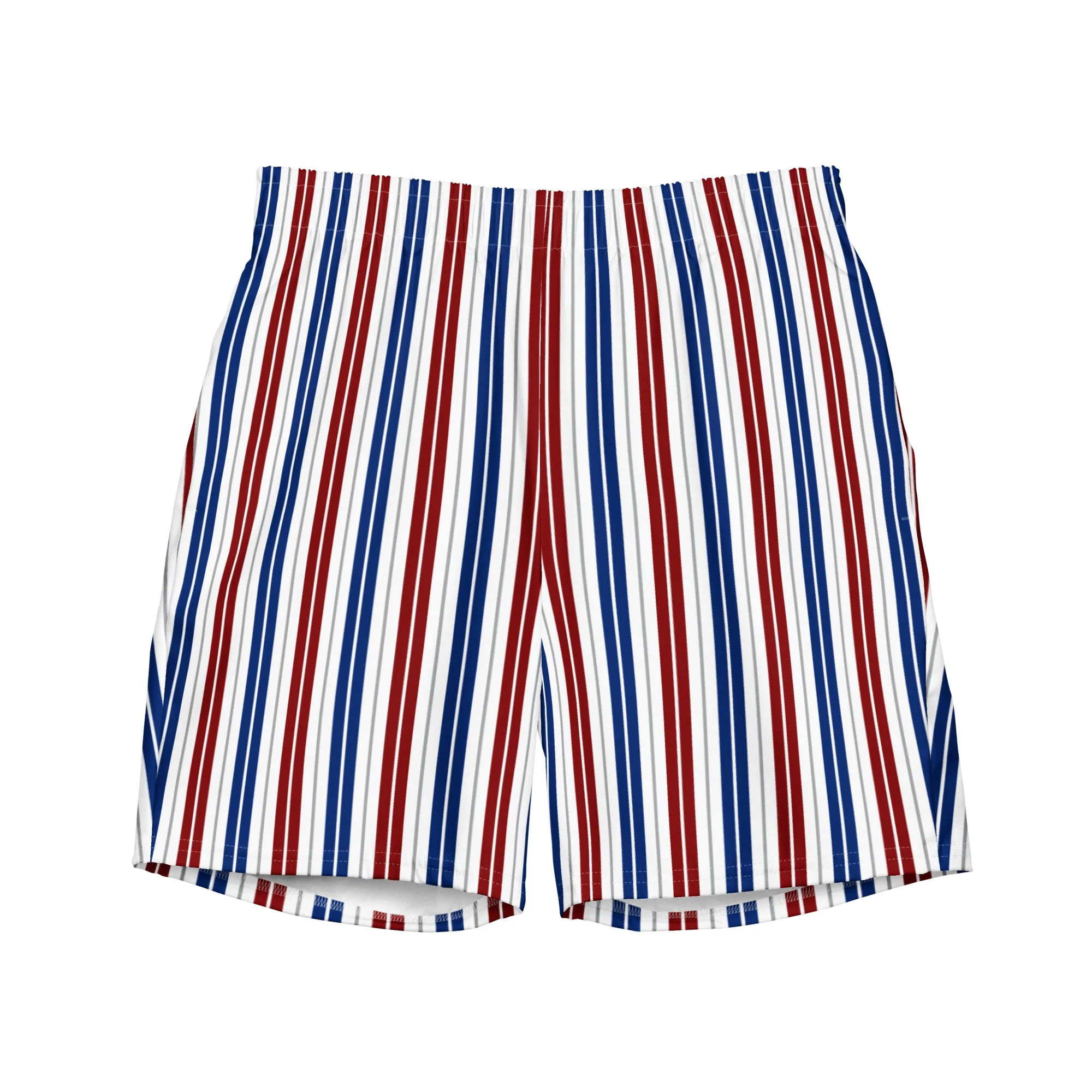 Striped swim trunks for men's