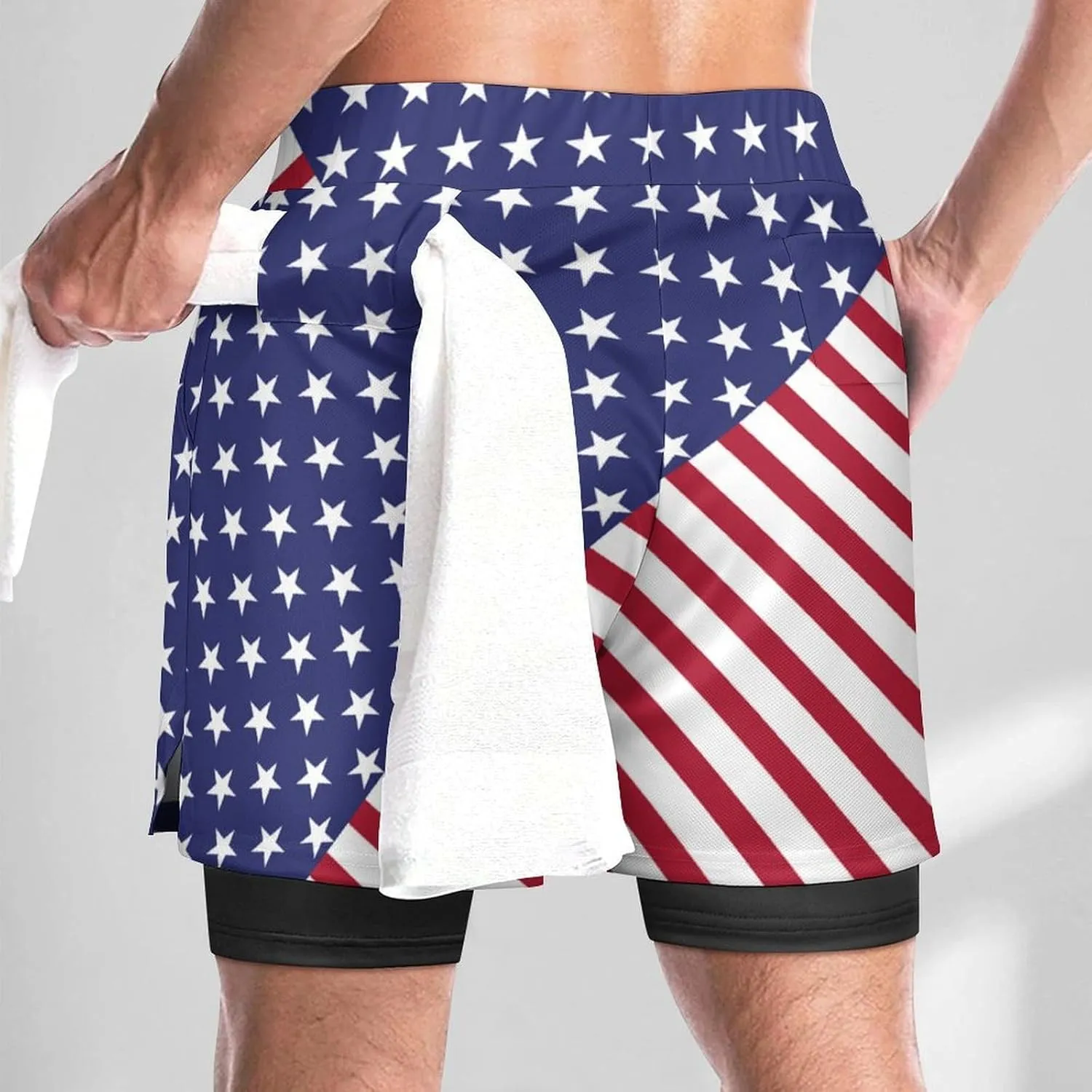TAIZIYEAH Men's Beach Shorts Sports Beach Pants Swimwear Bathing Suits Board Shorts with Pocket Comfortable