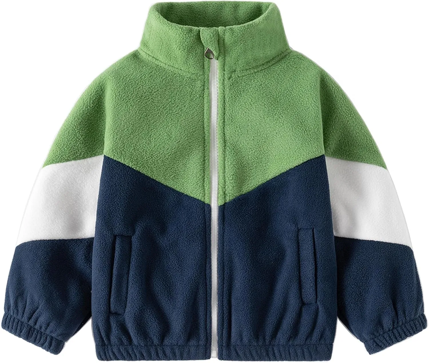 Toddler Boys Fleece Jacket Spring Fall Lightweight Coat Printed Full Zipper Outerwear