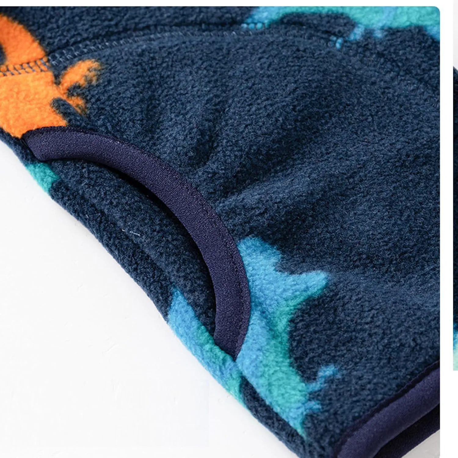 Toddler Boys Fleece Jacket Spring Fall Lightweight Coat Printed Full Zipper Outerwear