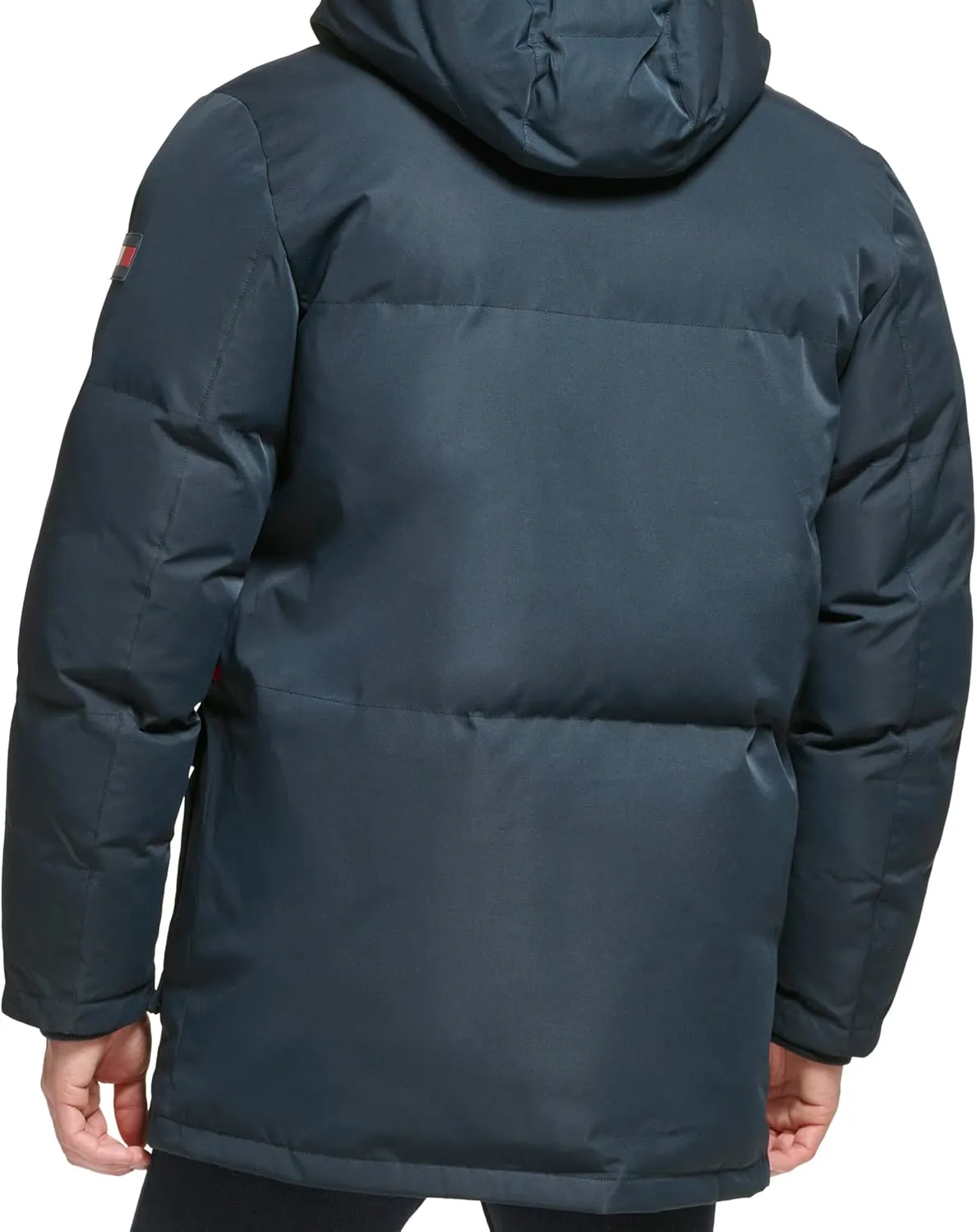 Tommy Hilfiger Men's Arctic Cloth Heavyweight Performance Parka Down Alternative Outerwear Coat