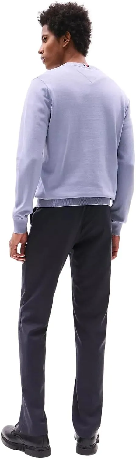 TOMMY HILFIGER Men's Iconic Cotton V-Neck Pullover Sweater 2025 Collection