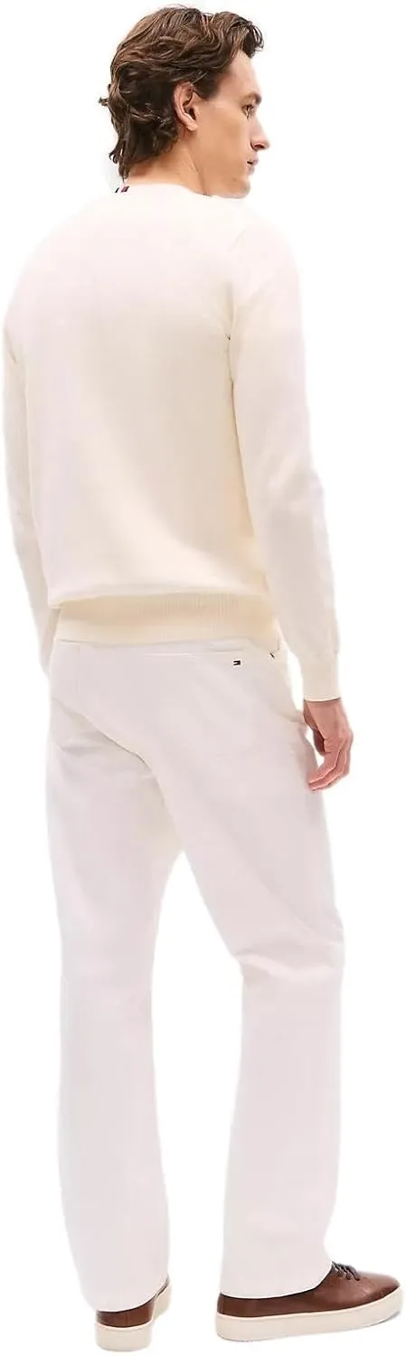 TOMMY HILFIGER Men's Signature Solid Crewneck Pullover Sweater 2025 Collection