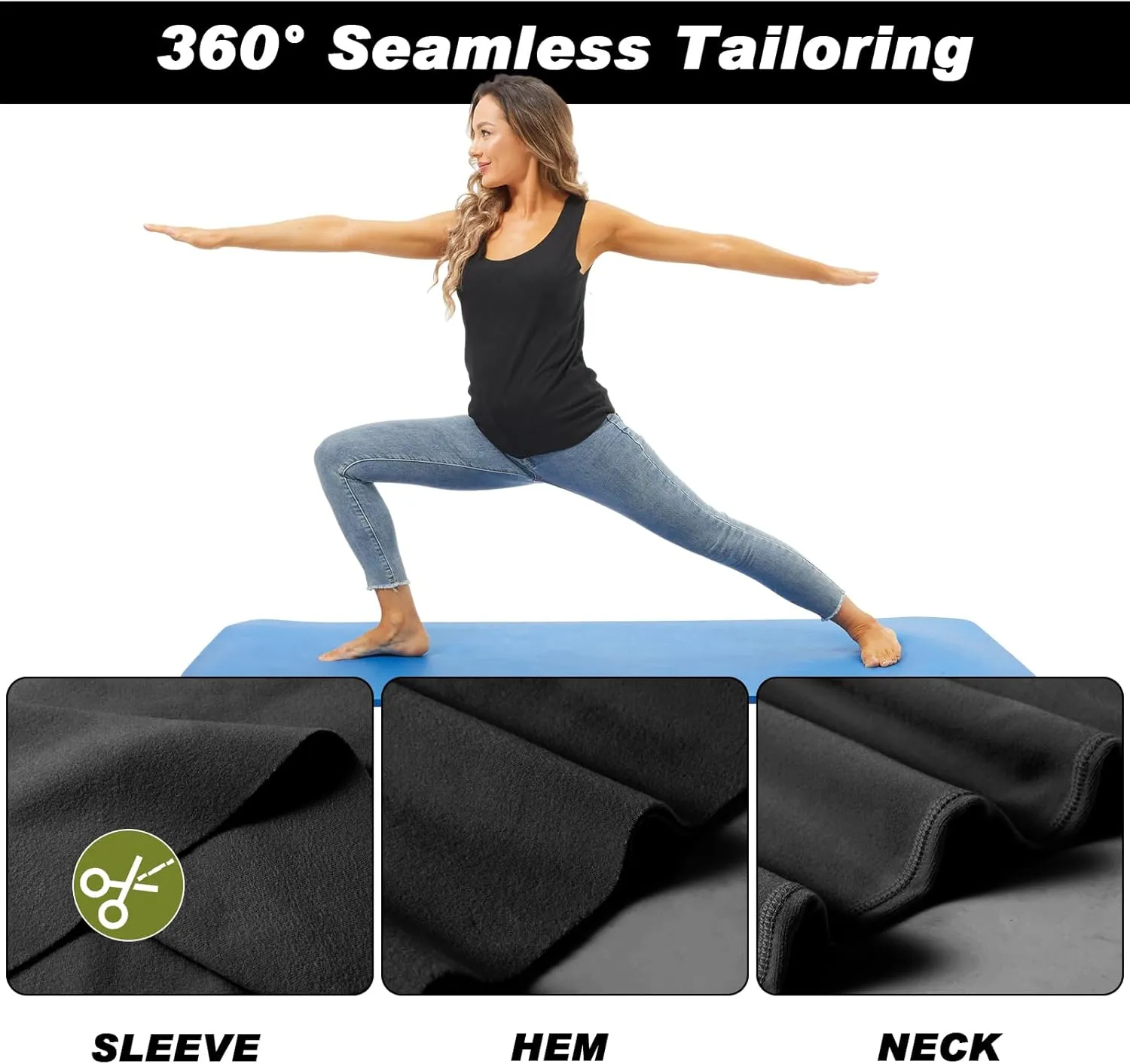 Toulite 4 Pcs Thermal Tank Tops Women Underwear Tops Sleeveless Undershirt for Women Cotton Camisole Warm Base Layer