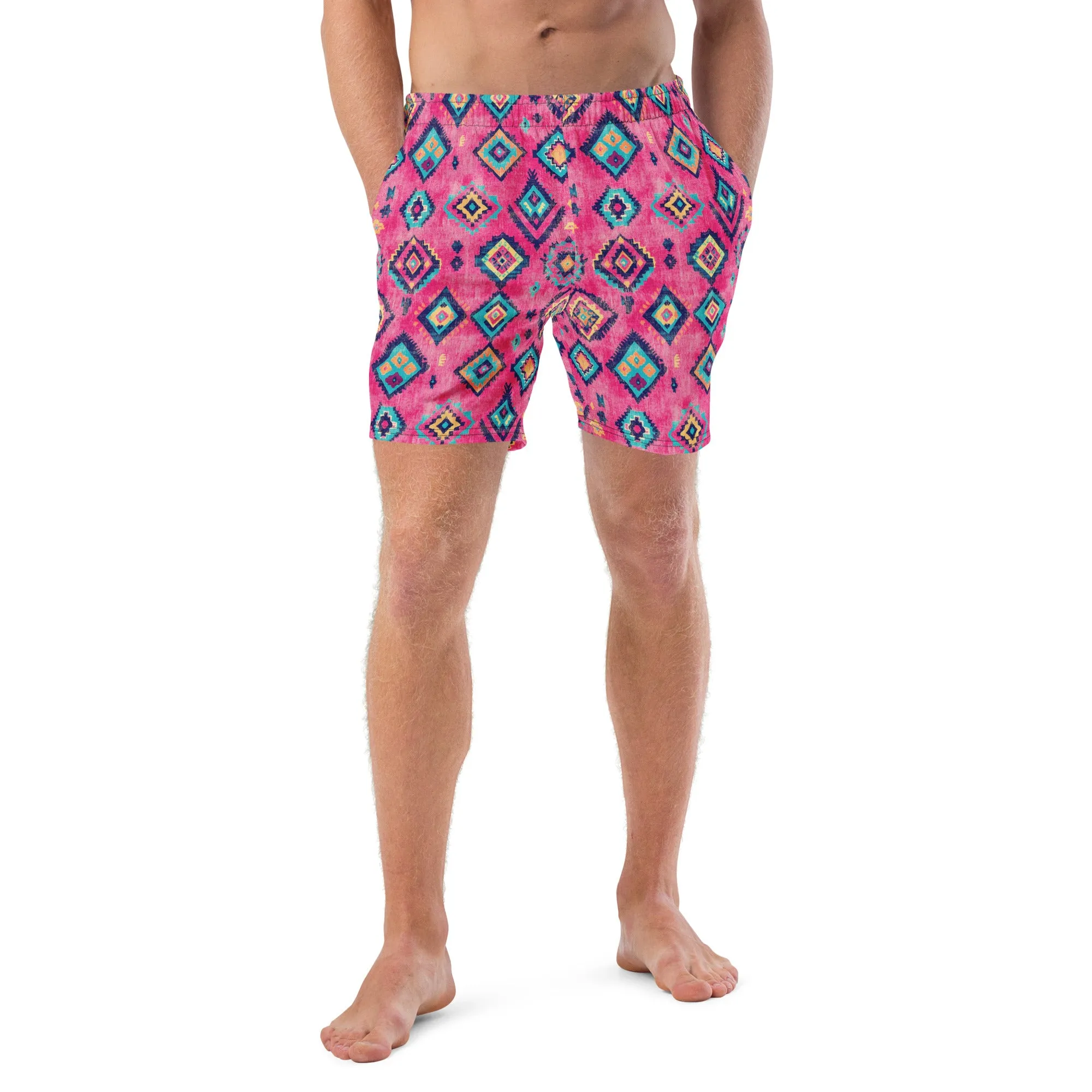 Turkish Kilim Recycled Men's Swim Trunks