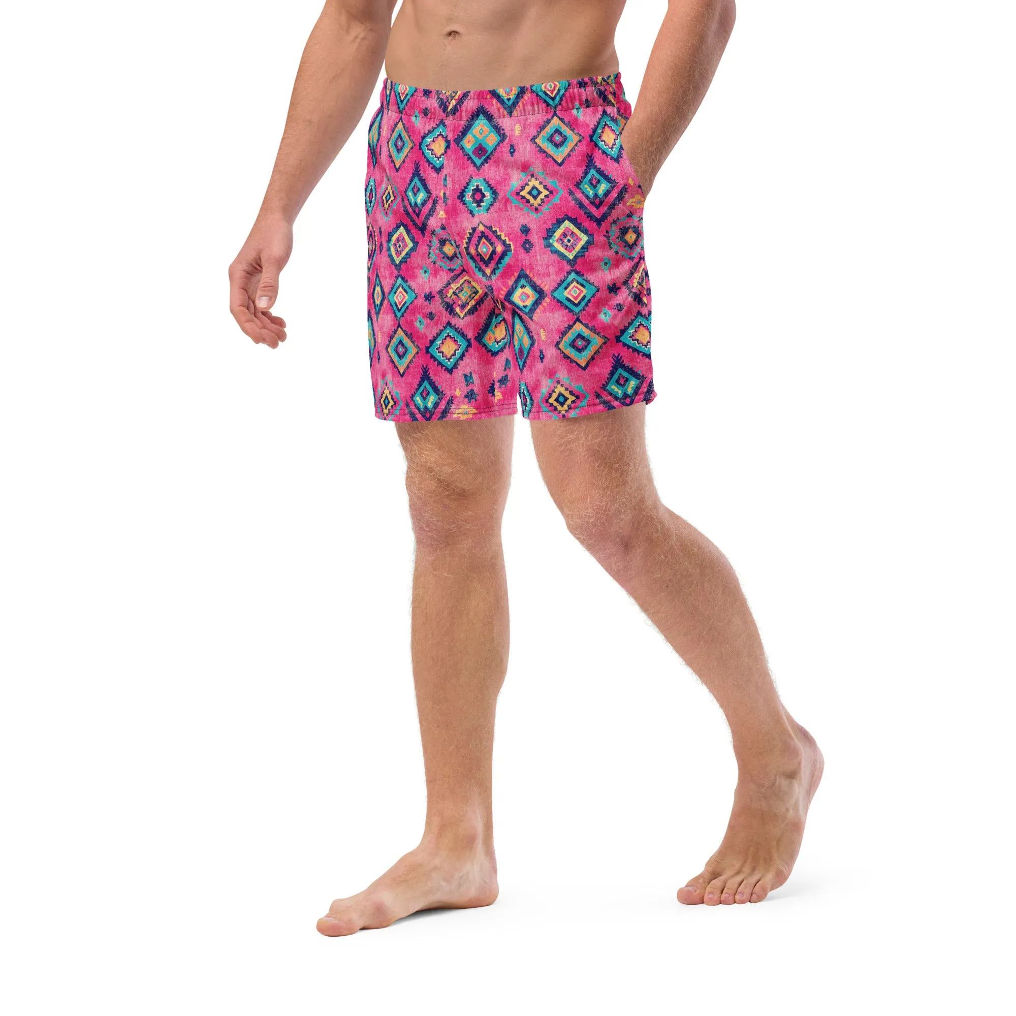 Turkish Kilim Recycled Men's Swim Trunks