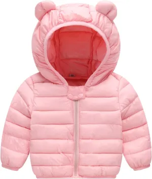 Unisex Little Boys Girls clothes Down Jacket Hoodie Coat Winter Warm Outerwear