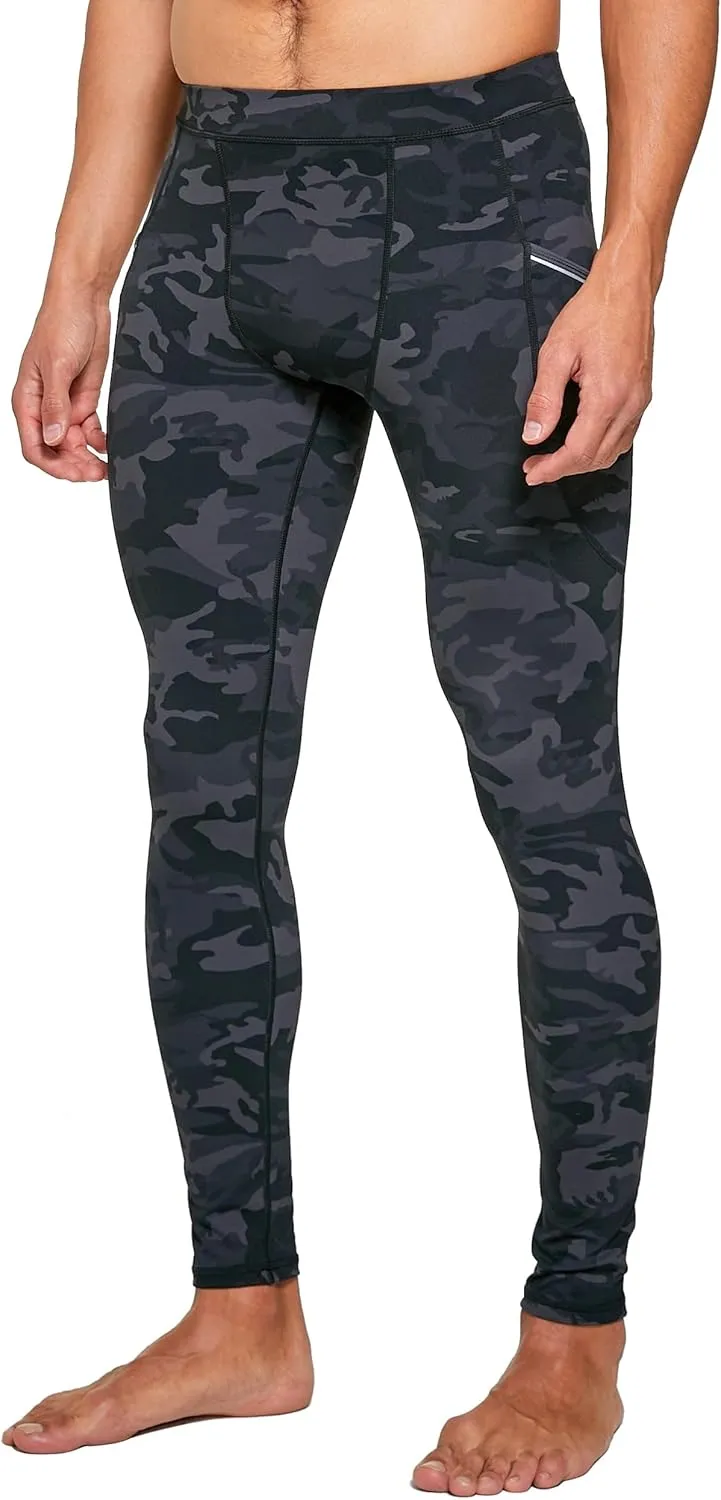 Willit Men's Active Yoga Leggings Pants Running Dance Tights with Pockets Cycling Workout Pants Quick Dry