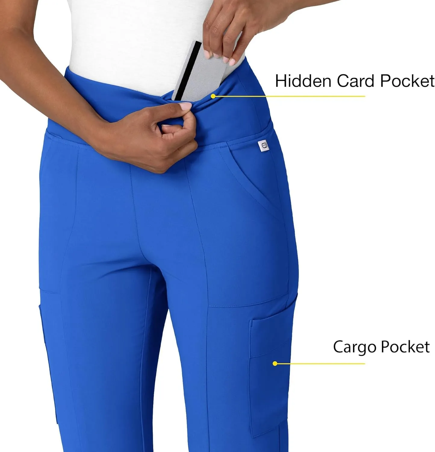 Wink Women's Cargo Flare Scrub Pant