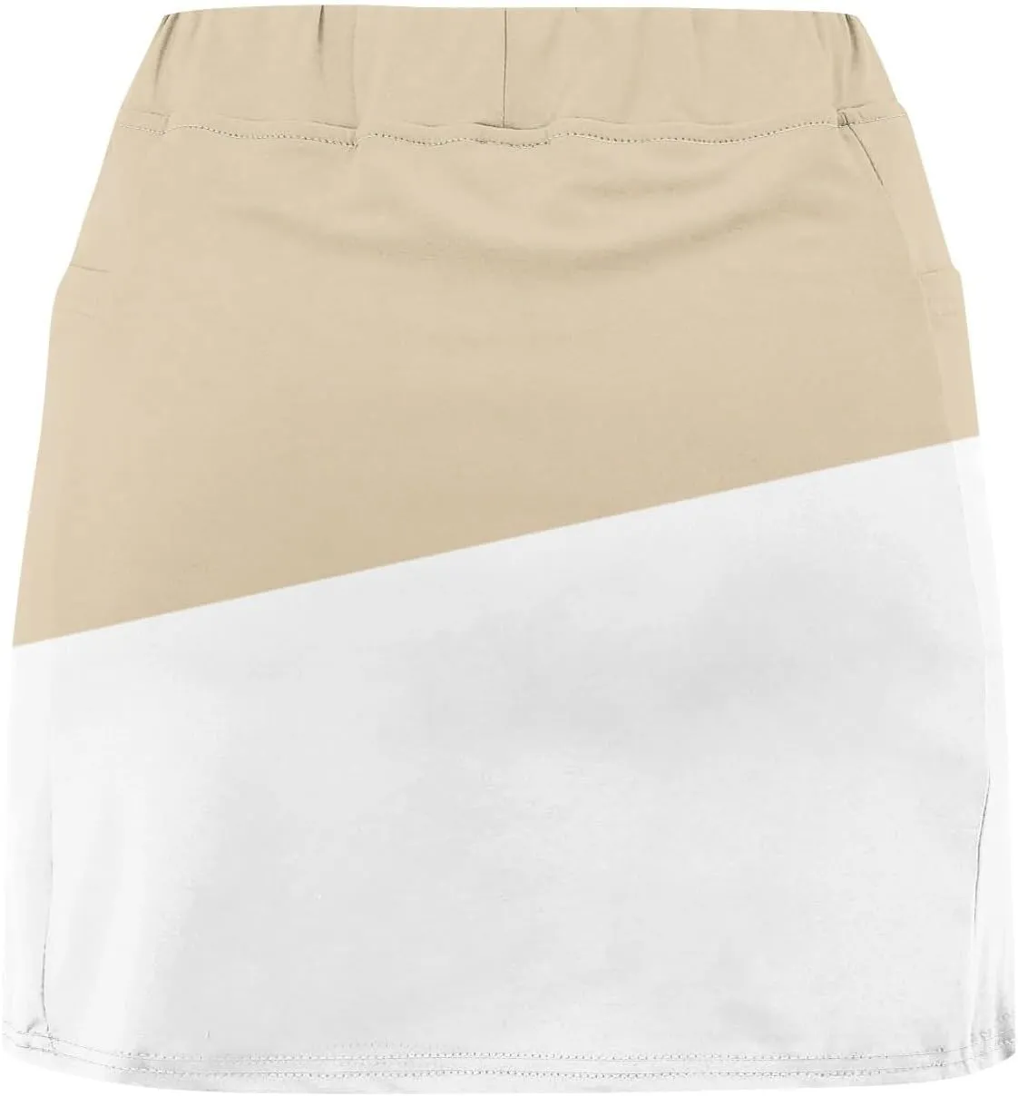 Women 2 Piece Skirts 2 in 1 Solid Flowy Basic Versatile Stretchy Casual Mini Skirts 2025, S-2XL
