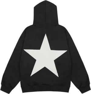 Women Graphic Oversized Hoodie Y2k Teen Girls Preppy Sweatshirt Long Sleeve Hooded Pullover Sweaters Aesthetic