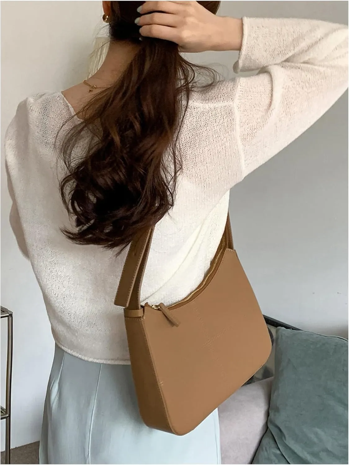 Women's Button Front See Through Cardigan Sweaters Drop Shoulder Long Sleeve Knit Shrug Sweater Bolero