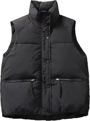 Women's Cotton Padded Outerwear Vest - Down Coat Sleeveless Loose Plus Size Puffer Jacket