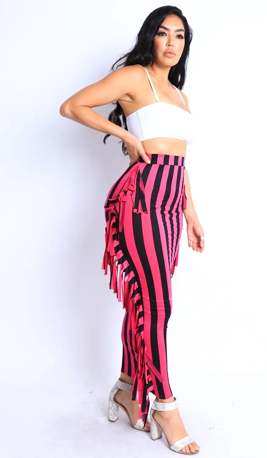 Women's High Waist Maxi Bodycon Pencil Skirt Stretchy Fabric for Comfort and Style