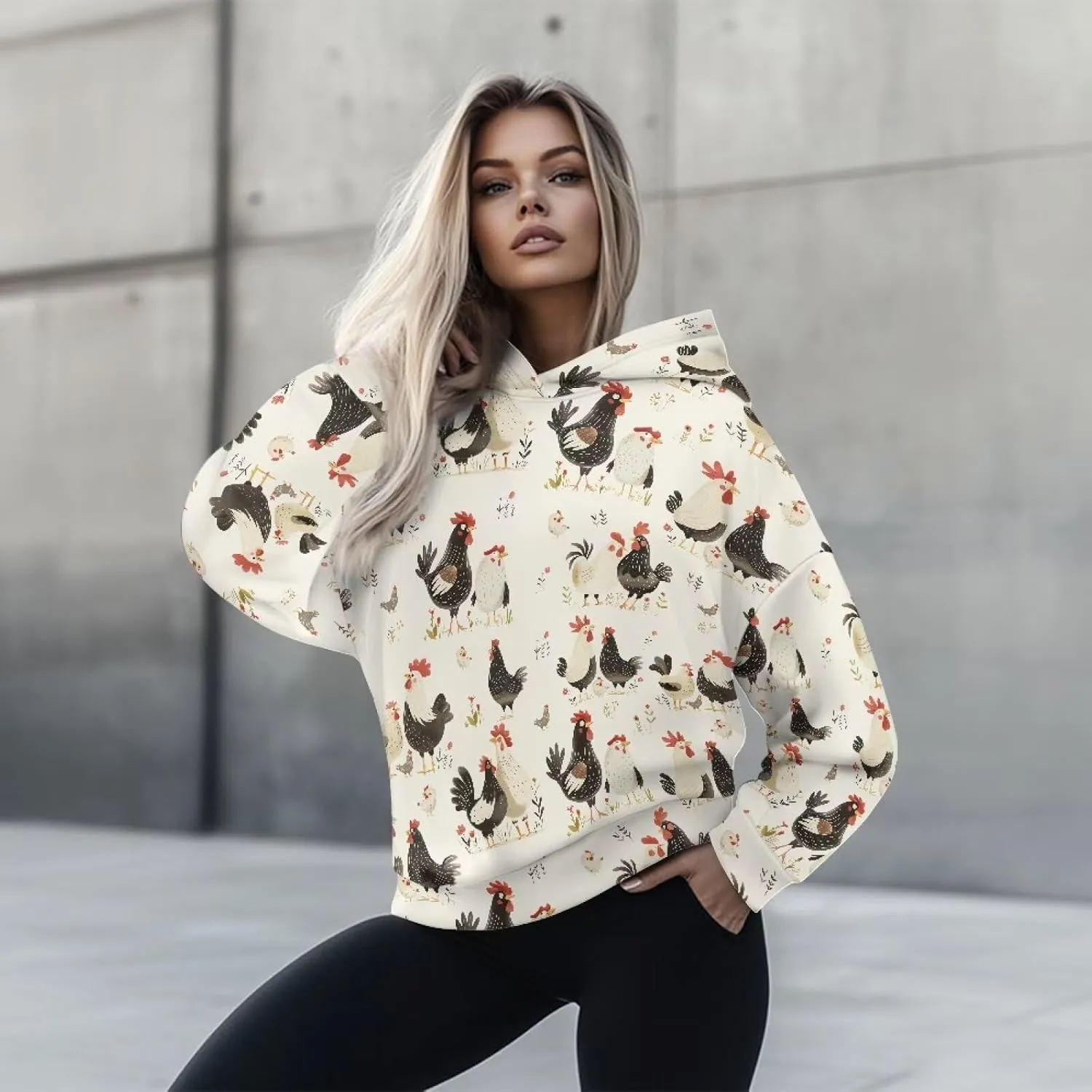 Womens Hoodie Oversized Sweatshirt Causal Long Sleeve Hoodie Fall Clothes Plus Size Sports Loose Pullover Sweaters