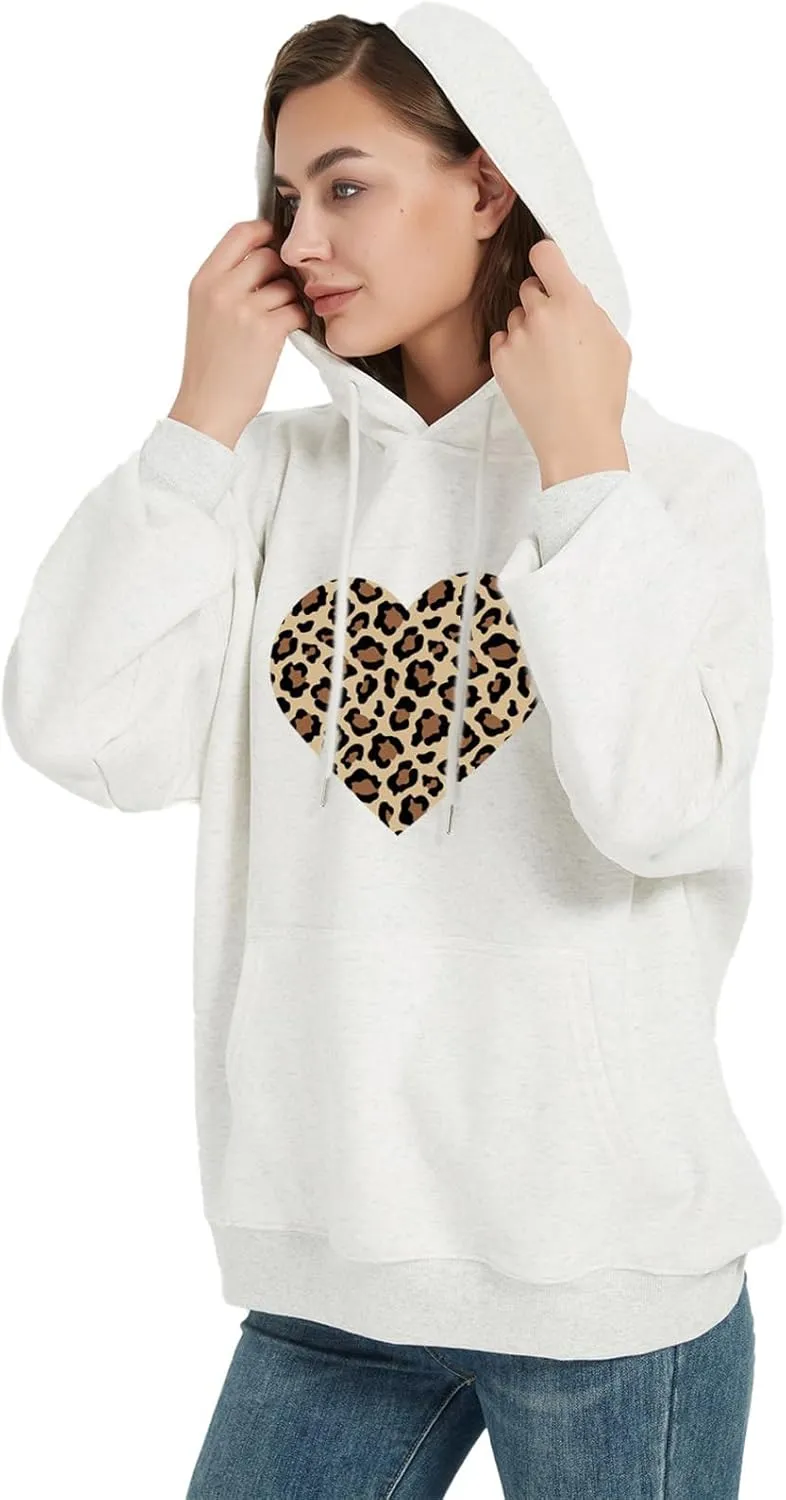 Womens Oversized Graphic Sweatshirts Hoodies Long Sleeve Crew Neck Pullover Sweaters Casual Comfy Fall Fashion Outfits