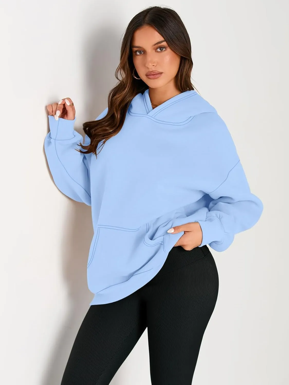 Womens Oversized Hoodies Casual Sweatshirts Long Sleeve Sweaters Pullover Fall Outfits Winter Clothes