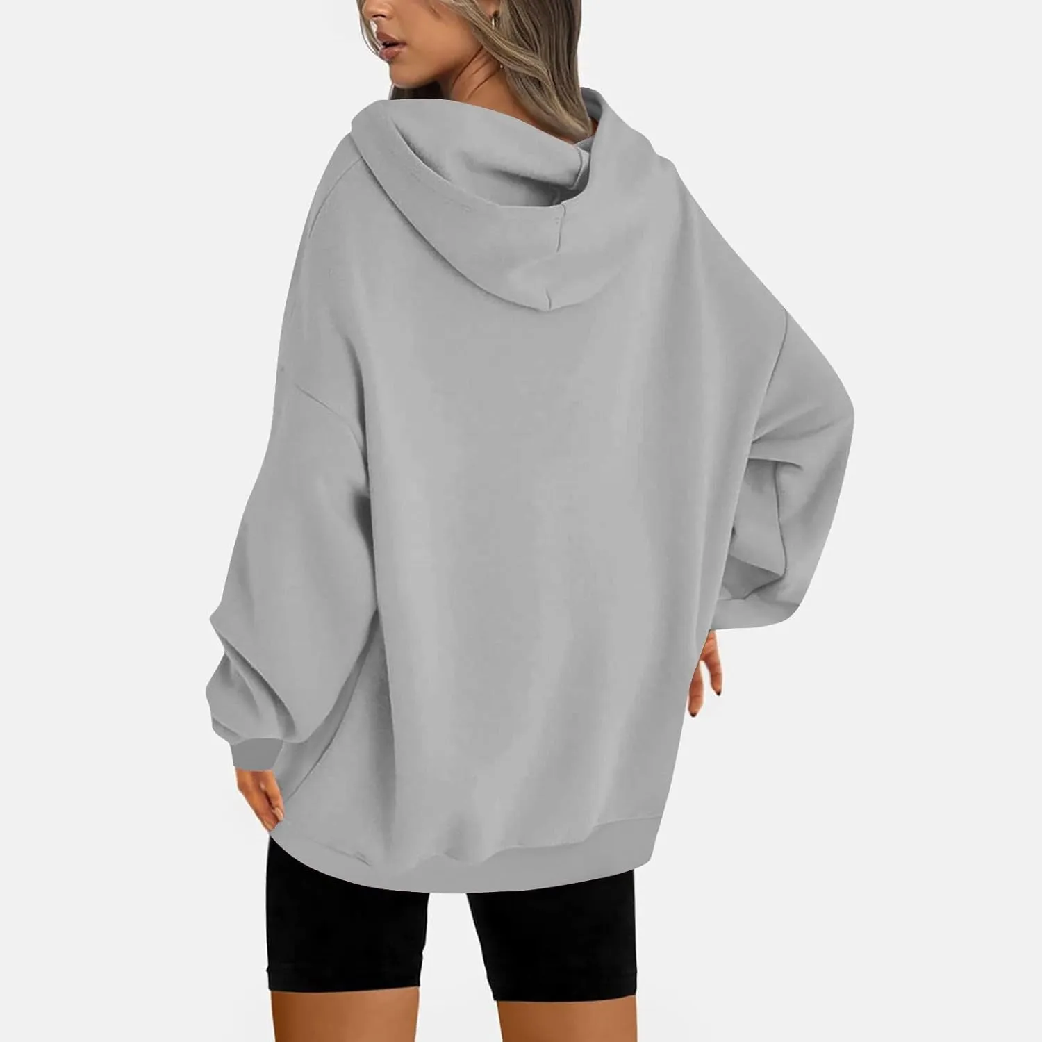 Womens Oversized Hoodies Fleece Sweatshirts Casual Long Sleeve Loose Sweaters Pullover Tops Fall Outfits