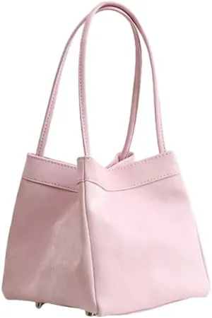 Women's Silk Bucket Box Bag Shoulder Crossbody Underarm Bag Versatile Handbag Hobo Chic Stylish Vintage Large Capacity