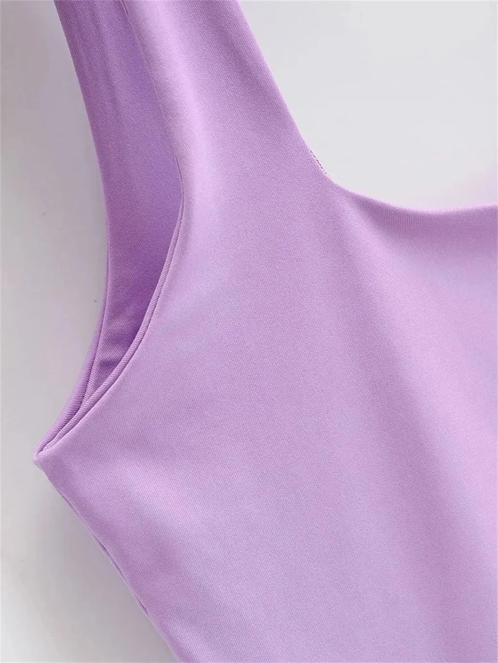 Women's Solid Casual Square Neck Multicolor Short Mini Sports Camisole