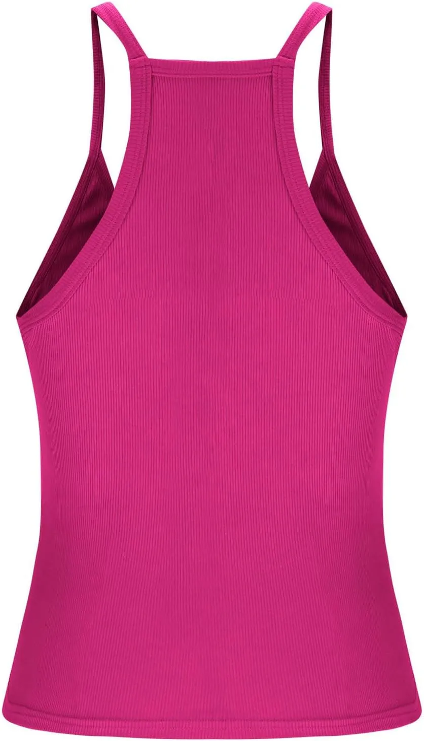 Women's Tank Tops Summer Spaghetti Strap Spring Shirts Deep V Neck Beach Vacation 2025 Casual Camisole