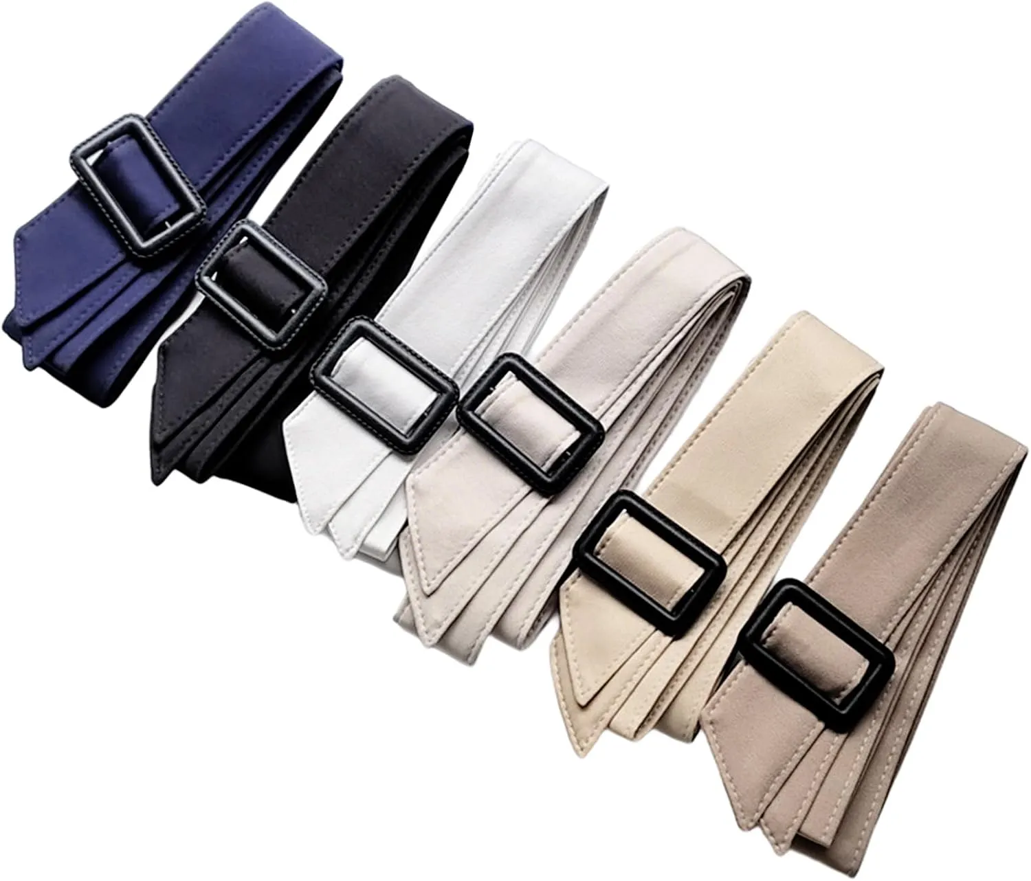 Womens Wind Trench Coat Replacement Waistband Waist Belt with Adjustable Buckle for Overcoat Jacket Dress